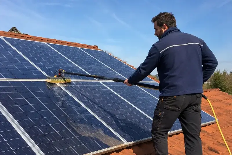Nettoyage et entretien de panneaux solaires à Vensac